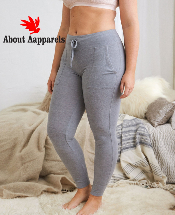 Women Grey Lycra Skinny Fit Tight Leggings Wholesale Manufacturer