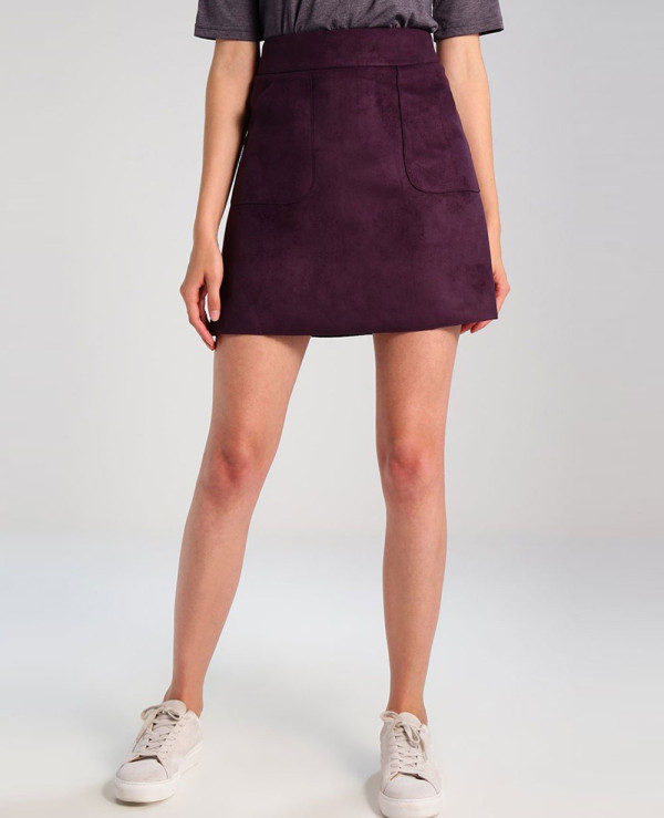 New-Stylish-Women-Burgundy-A-line-skirt