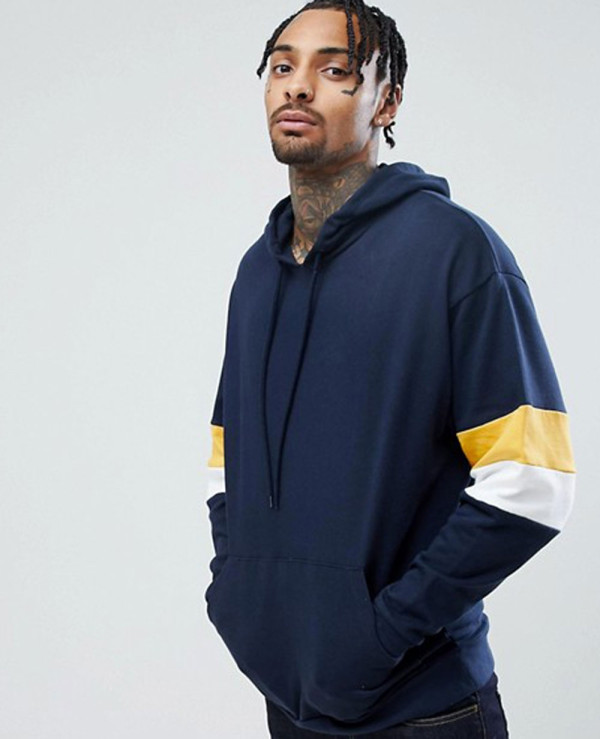 Color block shop hoodie wholesale