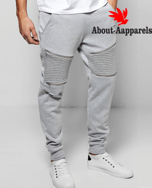 Sweatpants shop with zippers