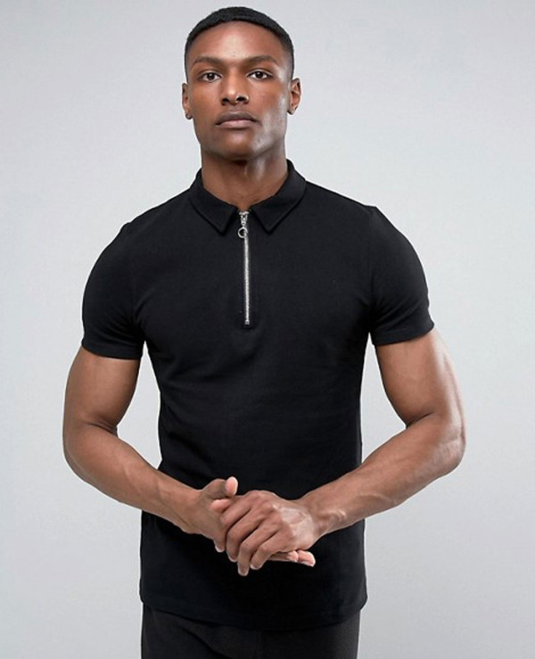 Polo shirts 2025 zip up